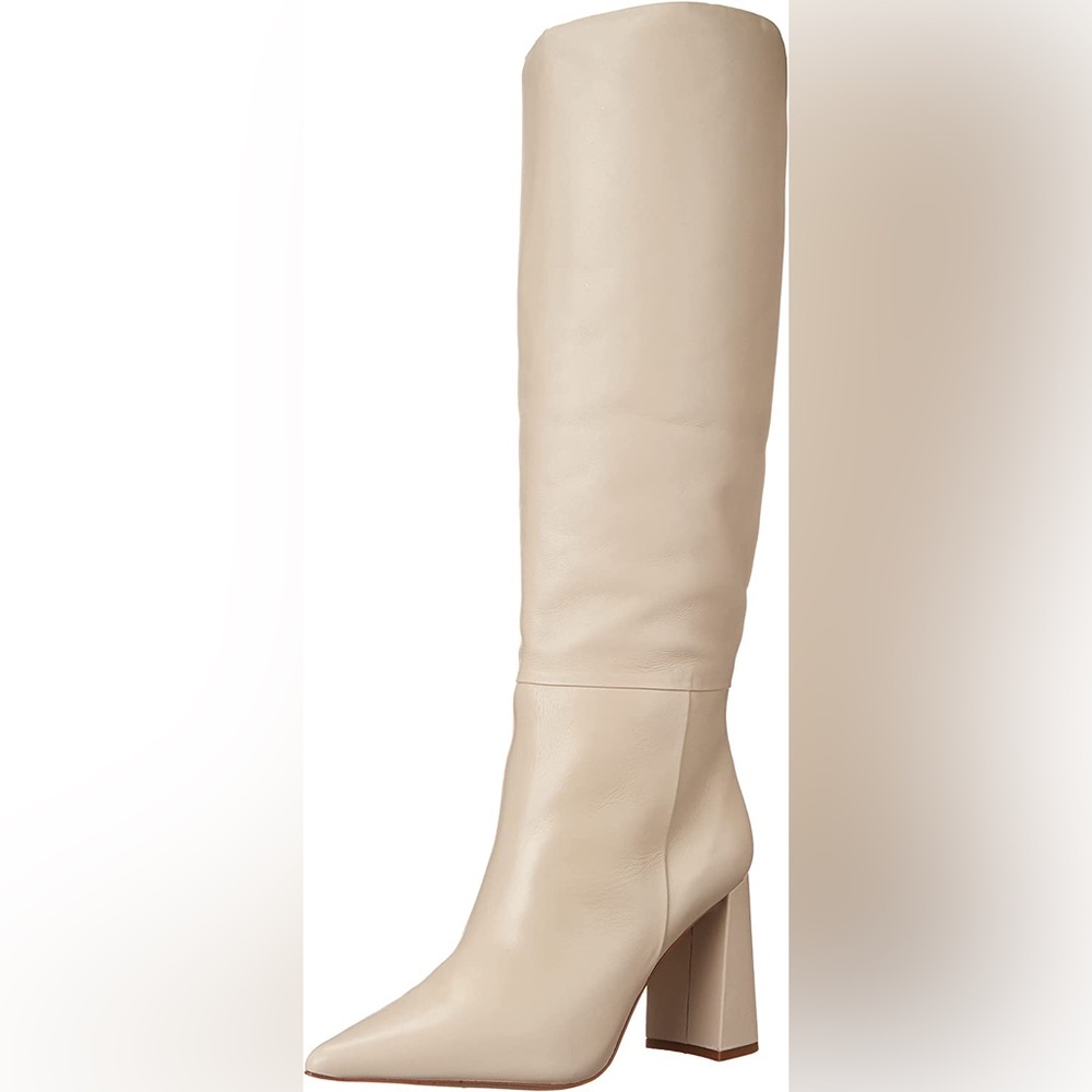 Steve Madden “Handles” Bone Leather Boots